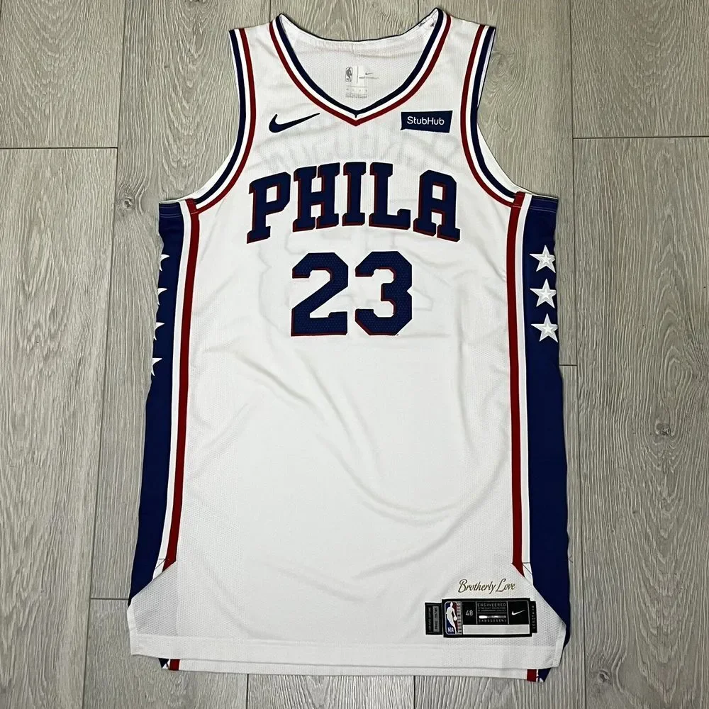 2020-21 Nike Philadelphia 76ers Team Player Game Issued Jersey Terrance Ferguson